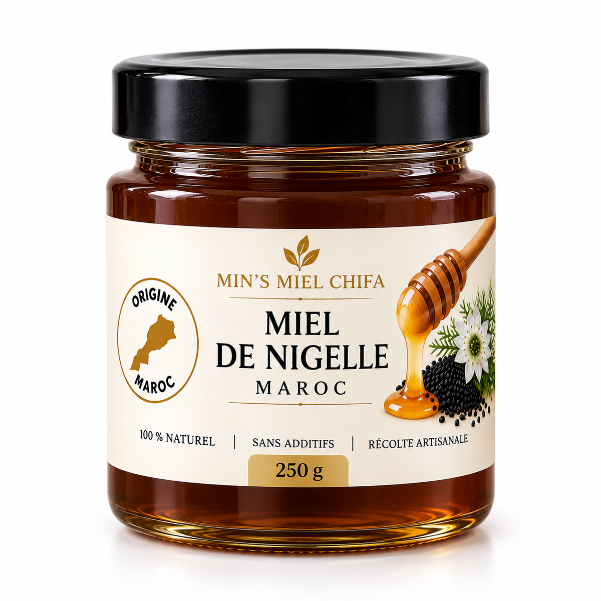 Miel de Nigelle ( Maroc ) 250g