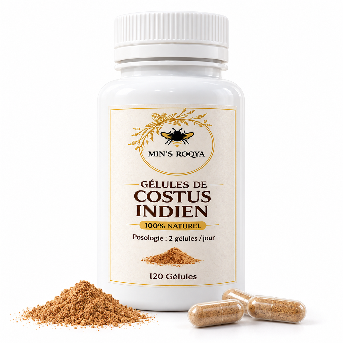 Gélules de costus indien