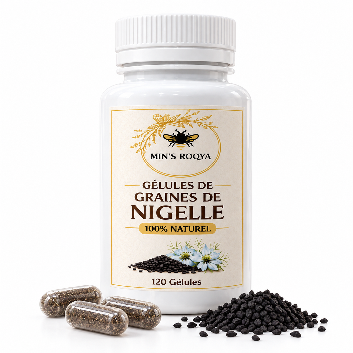 Gélules de graines de nigelle