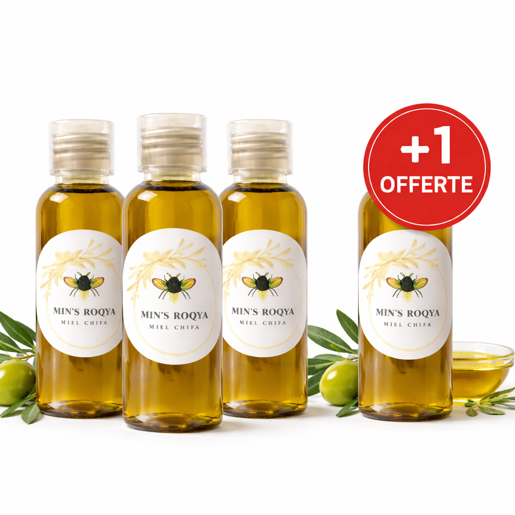 Huile d'olive coranisé 3+1 offerte