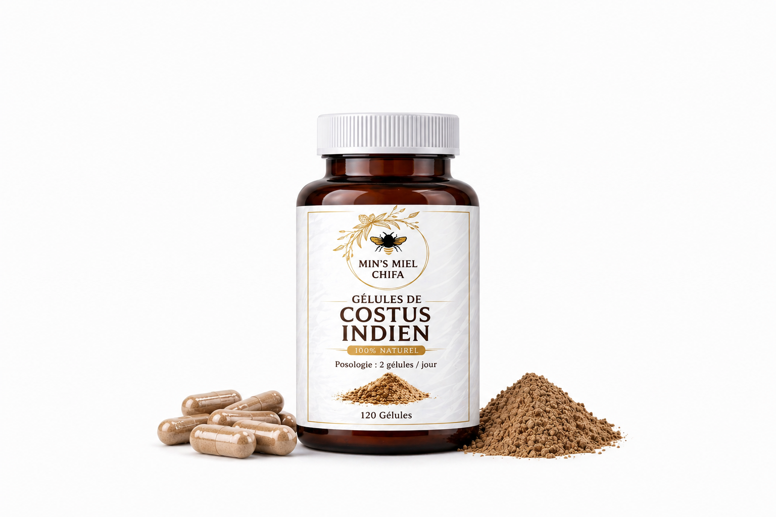 Gélules de costus indien