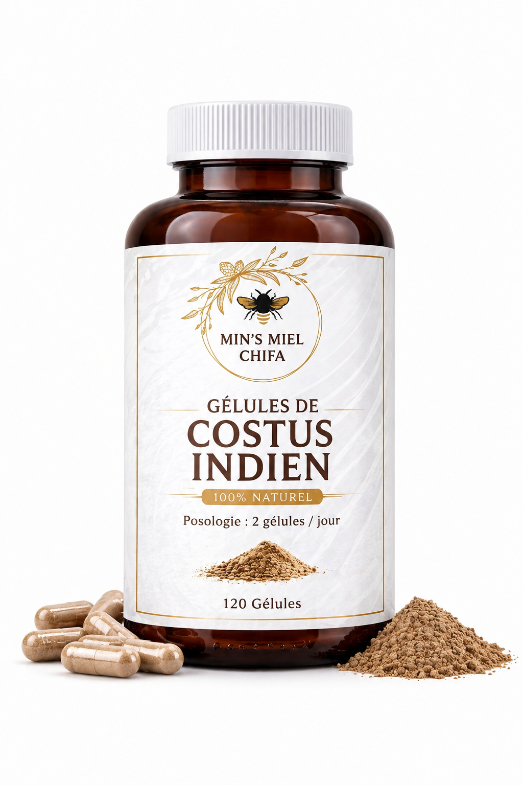 Gélules de costus indien